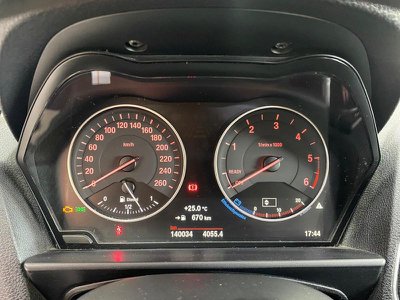 BMW Serie 1 118d 5p. Advantage, Anno 2016, KM 141000 - Hauptbild
