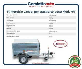 CRESCI RIMORCHI Other Rimorchio Cresci H7 B con Coperchio (rif. - Hauptbild